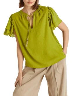 Marc Cain Collections Blouse UC 55.19 W30 Groen Best