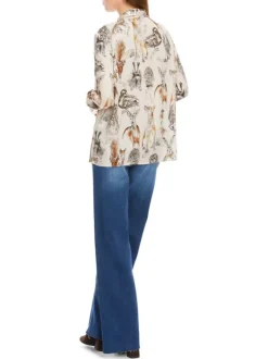 Marc Cain Collections Blouse XC 51.32 W77 New