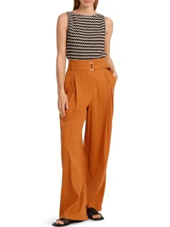 Marc Cain Collections Broek WC 81.52 W47 Oranje Discount