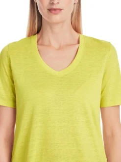 Marc Cain Collections T-Shirt YC 48.34 J54 Geel Discount