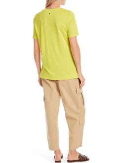 Marc Cain Collections T-Shirt YC 48.34 J54 Geel Discount