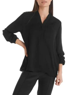 Marc Cain Essentials Blouse +E 51.03 W10 Zwart New