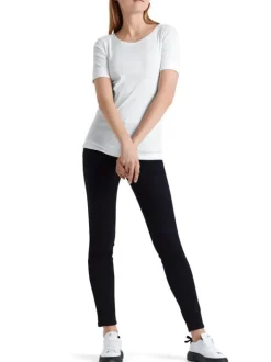 Marc Cain Essentials T-Shirt +E 48.09 J50 Wit Outlet