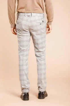 Masons Mason's Pantalon Grijs Ruit CBE718