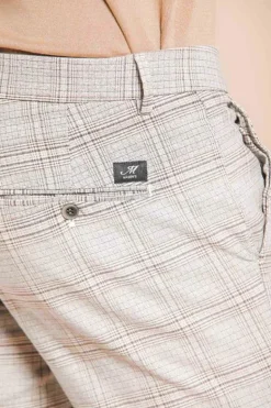 Masons Mason's Pantalon Grijs Ruit CBE718