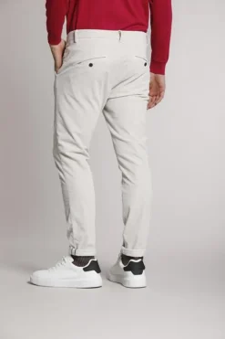 Masons Mason's Pantalon Wol Corduroy VBE061 Wit Outlet