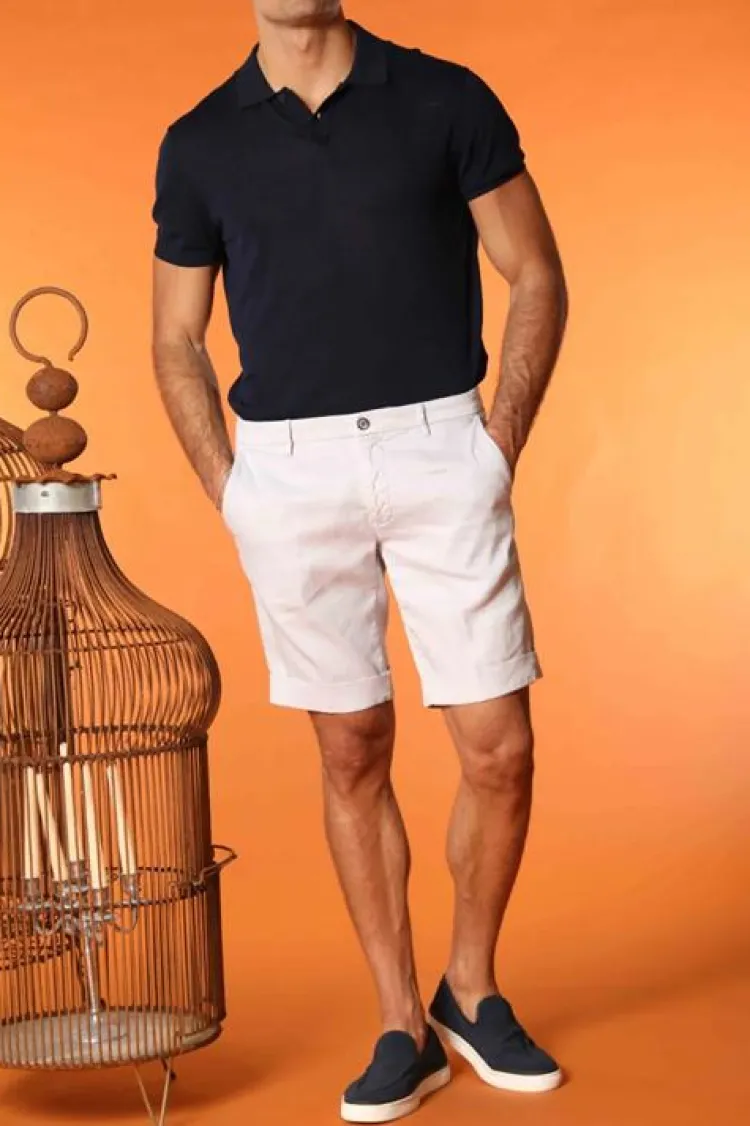 Masons Mason's Shorts Wit MBE097/Torino Outlet