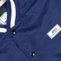 Mercer Amsterdam Re-Varstity Jacket Meap231010 Blauw Hot