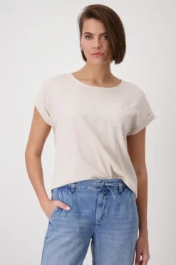 Monari Blouse 409546 Beige Hot