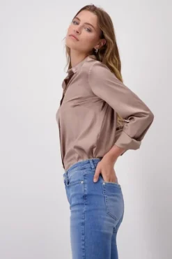 Monari Blouse 808383 Bruin