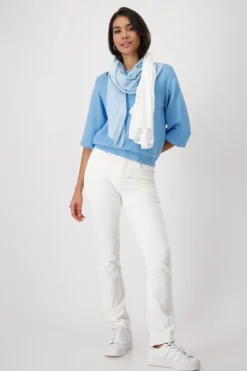 Monari Sjaal 409441 Blauw Discount