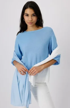 Monari Sjaal 409441 Blauw Discount