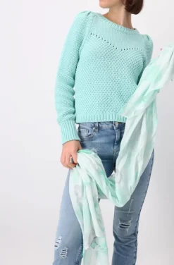 Monari Sjaal 408559 Blauw Discount