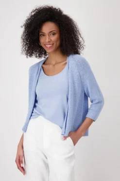 Monari Vest 409951 Blauw Online