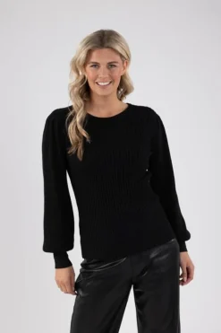 NUKUS N U K U S Trui FW240624 Zwart