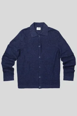 NN07 Long Sleeve Shirt Blauw Troy 6575 Outlet