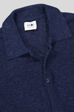 NN07 Long Sleeve Shirt Blauw Troy 6575 Outlet