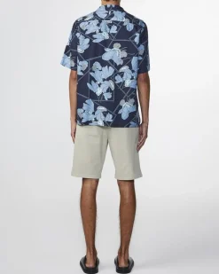 NN07 Overhemd k/m Blauw Julio SS 5656 Best