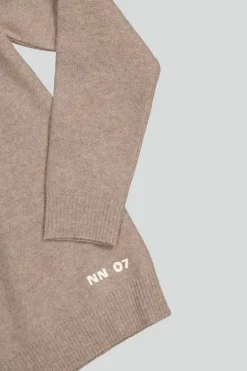 NN07 Wollen Crewneck Pullover Nigel 6585 Bruin Clearance