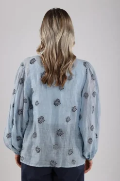 NUKUS Blouse NKS02036 Blauw Online