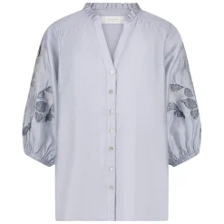 NUKUS Blouse NKS02097 Blauw Clearance