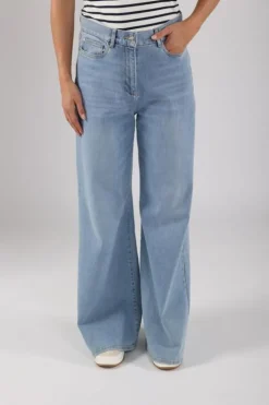 NUKUS Broek NKS09023 Blauw Clearance