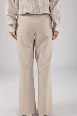 NUKUS Broek NKS09033 Zand Discount