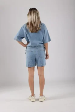 NUKUS Broek NKS09019 Blauw Hot