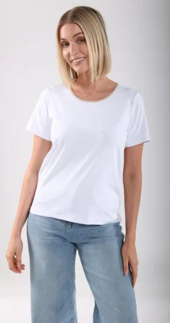 NUKUS Top NKS01089 Wit Outlet