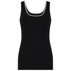 NUKUS Top SS23106 Zwart Discount