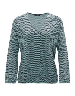 OPUS T-Shirt Sannah tradition Blauw Best