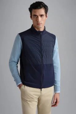 Paul And Shark Paul & Shark Cashmere Half Zip blauw 24411611