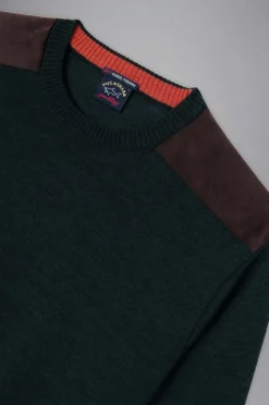 Paul And Shark Paul & Shark Crewneck Sweater 13311040 Groen Discount