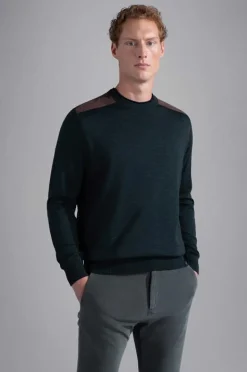 Paul And Shark Paul & Shark Crewneck Sweater 13311040 Groen Discount