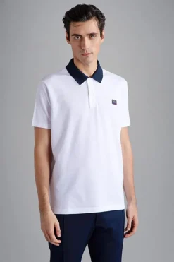 Paul And Shark Paul & Shark Knitted Piqué Polo Wit 23411263 Best