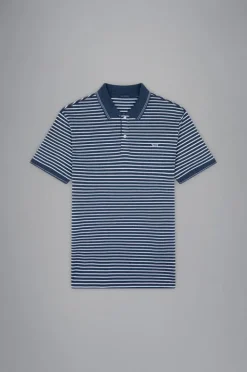 Paul And Shark Paul & Shark Knitted Piqué Polo Blauw 24411236 Discount