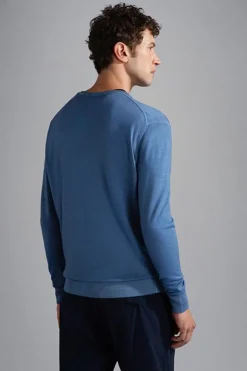 Paul And Shark Paul & Shark Knitted Wool crewneck Blauw 21411573 New
