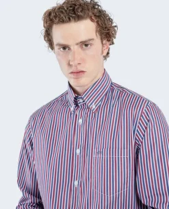 Paul And Shark Paul & Shark Overhemd 12313177 Rood Dessin