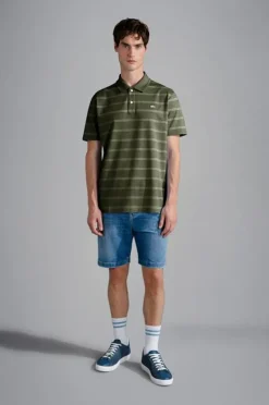 Paul And Shark Paul & Shark Piqué Polo Shirt Groen 24411263 New