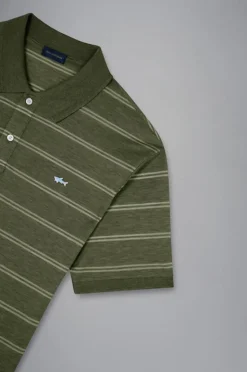 Paul And Shark Paul & Shark Piqué Polo Shirt Groen 24411263 New