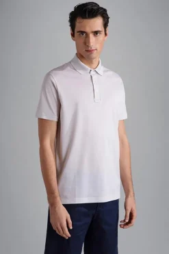 Paul And Shark Paul & Shark Piqué Polo Lichtgrijs 24411201