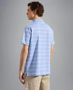 Paul And Shark Paul & Shark Polo K/M Blauw Dessin 23411280 Hot