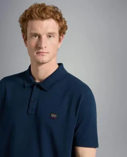 Paul And Shark Paul & Shark Polo K/M Blauw 23411274 Donkerblauw Discount