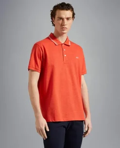Paul And Shark Paul & Shark Polo K/M 23411274 Rood Best