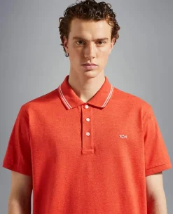 Paul And Shark Paul & Shark Polo K/M 23411274 Rood Best
