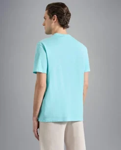 Paul And Shark Paul & Shark T-shirt K/M Aqua New