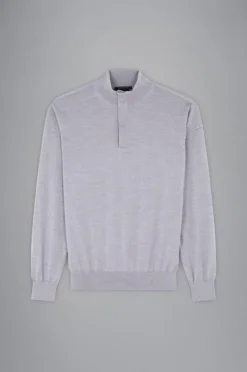 Paul And Shark Paul & Shark Wol Half Zip Grijs 24411616 Discount