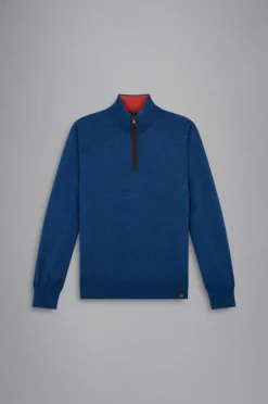 Paul And Shark Paul & Shark Zipped Pullover 12311115 Blauw New