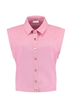 POM Amsterdam Gilet Denim Candy Outlet