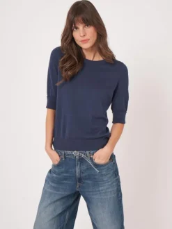 Repeat Trui 400604 Blauw Clearance